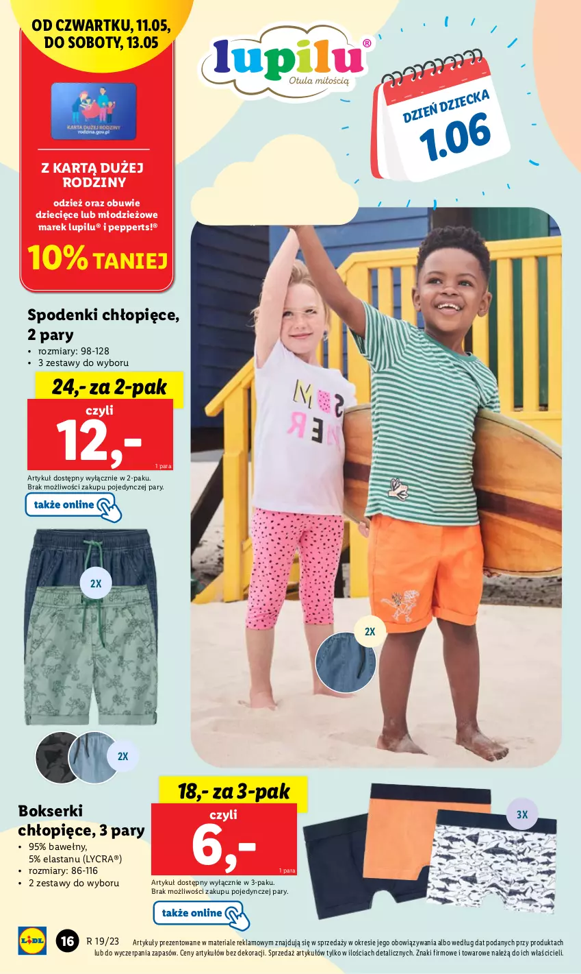 Gazetka promocyjna Lidl - GAZETKA - ważna 08.05 do 13.05.2023 - strona 24 - produkty: Bokserki, Dzieci, Obuwie, Ser