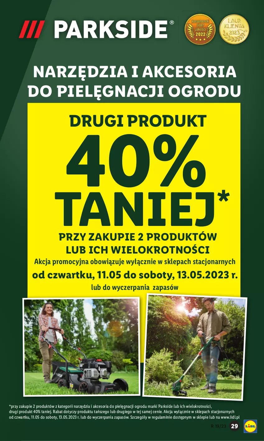 Gazetka promocyjna Lidl - GAZETKA - ważna 08.05 do 13.05.2023 - strona 41 - produkty: Parkside