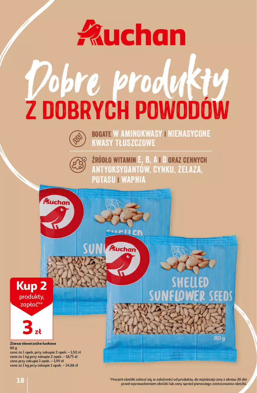 Gazetka promocyjna Auchan - Gazetka z MAŁĄ CENKĄ dźwigniesz więcej! Hipermarket Auchan - ważna 29.02 do 06.03.2024 - strona 18