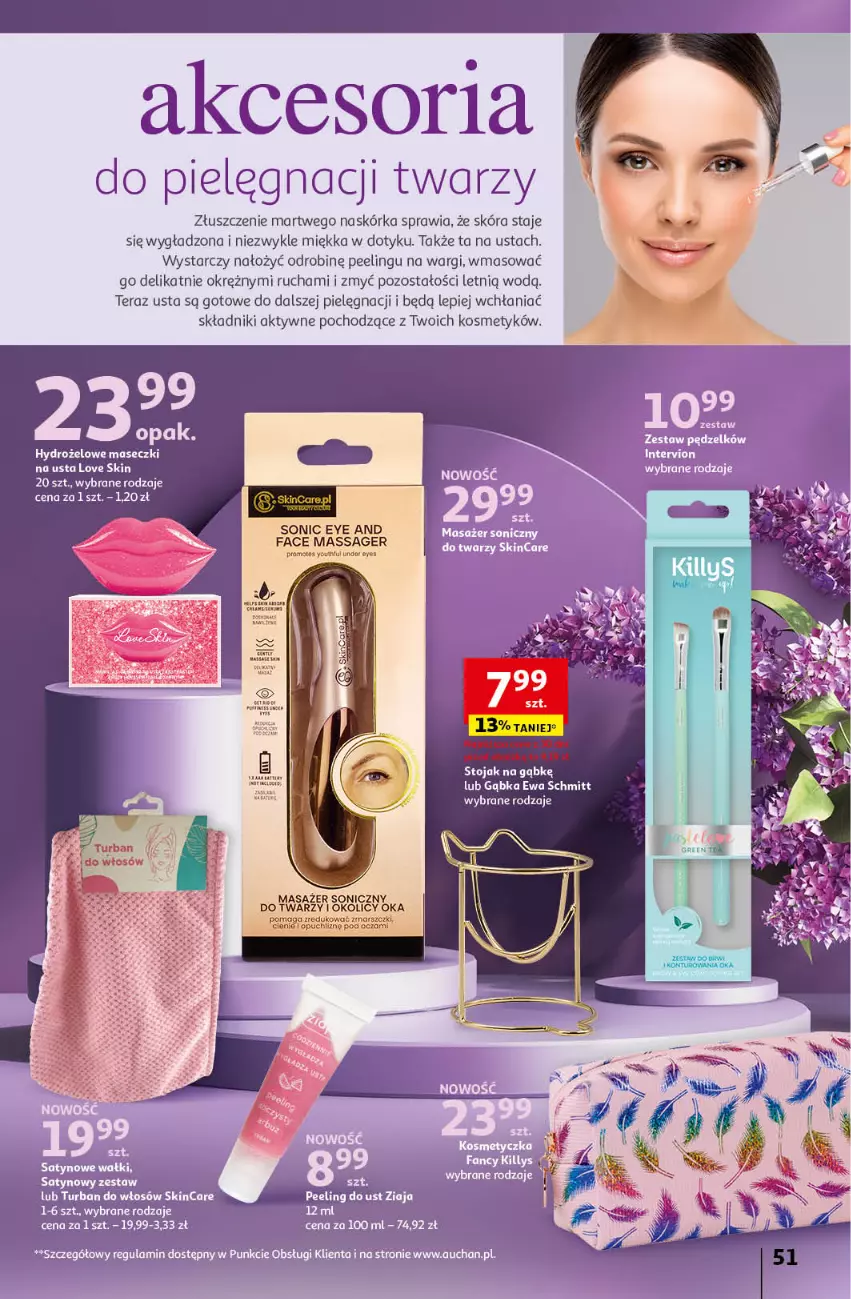 Gazetka promocyjna Auchan - Gazetka z MAŁĄ CENKĄ dźwigniesz więcej! Hipermarket Auchan - ważna 29.02 do 06.03.2024 - strona 51 - produkty: Ewa Schmitt, O nas, Peeling, Tera