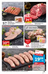 Gazetka promocyjna Auchan - Gazetka z MAŁĄ CENKĄ dźwigniesz więcej! Hipermarket Auchan - Gazetka - ważna od 06.03 do 06.03.2024 - strona 21 - produkty: Kurczak, Mięso mielone, Rozbratel wołowy, Kiełbasa biała, Kiełbasa, Mięso