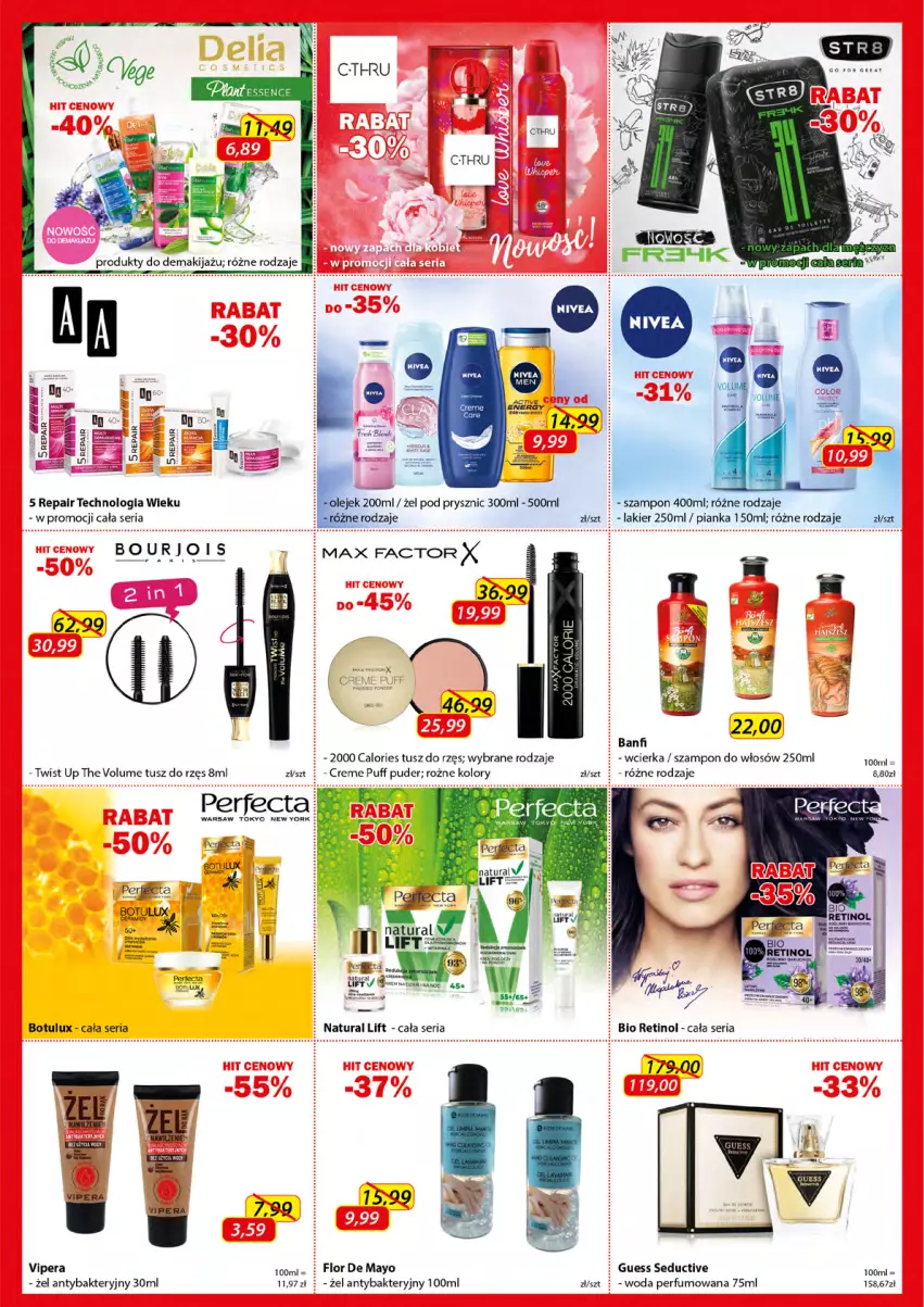 Gazetka promocyjna Kosmyk - Gazetka - ważna 09.04 do 30.04.2021 - strona 5 - produkty: Bourjois, Fa, Lakier, LG, Makijaż, Max Factor, Olej, Perfecta, Perfum, Puder, Puf, Ser, Szampon, Tusz, Woda, Woda perfumowana