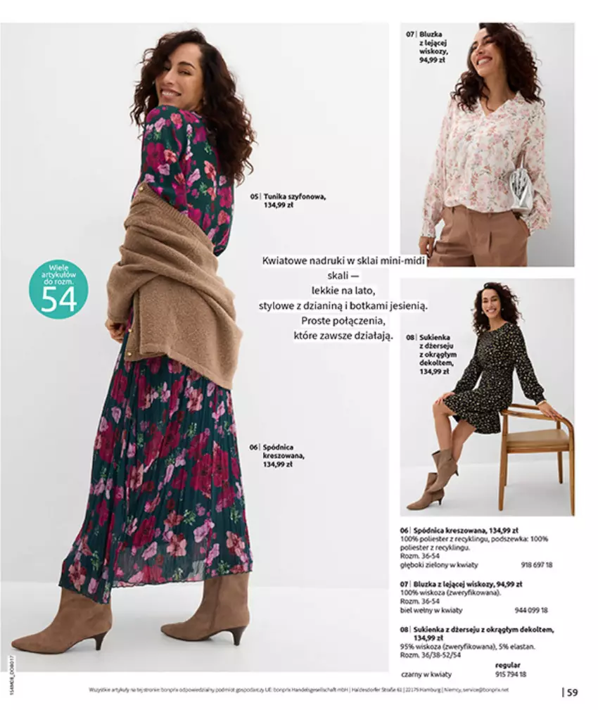 Gazetka promocyjna Bonprix - DENIM CLUB - ważna 10.08 do 08.09.2026 - strona 61 - produkty: AEG, HP, Kret, Pur, Sukienka