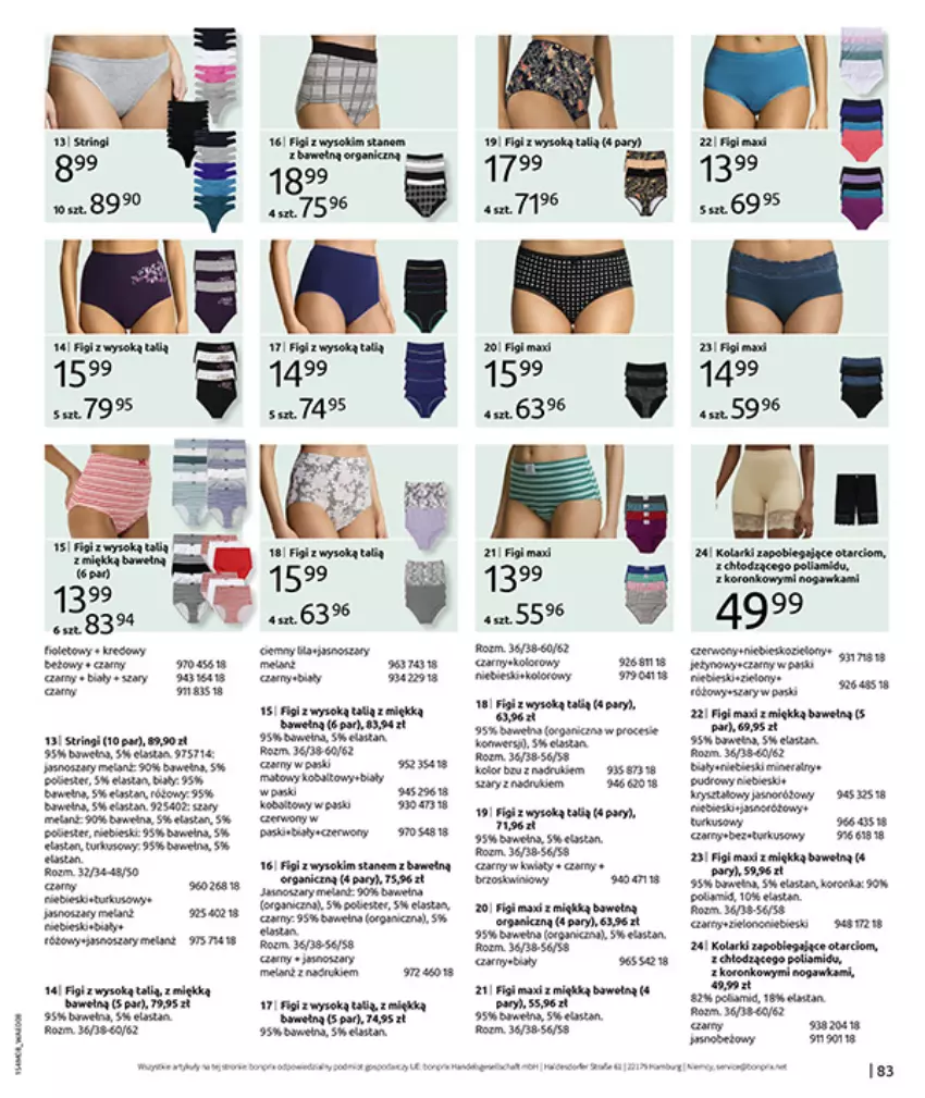 Gazetka promocyjna Bonprix - DENIM CLUB - ważna 10.08 do 08.09.2026 - strona 85 - produkty: Fa, Figi, Gry, HP, Jagr, Koc, Por, Sok, Stringi