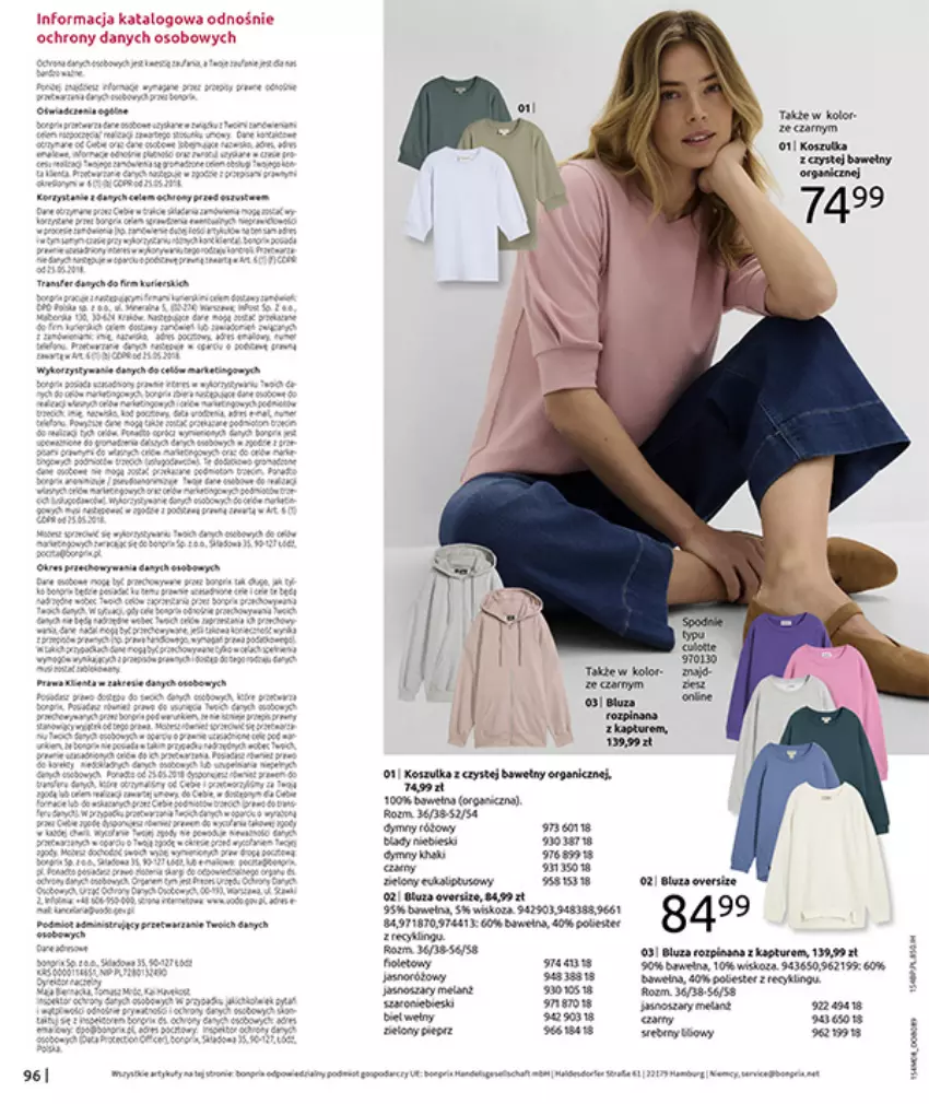 Gazetka promocyjna Bonprix - DENIM CLUB - ważna 10.08 do 08.09.2026 - strona 98 - produkty: Acer, Bluza, Fa, HP, Kosz, Koszulka, LG, Por