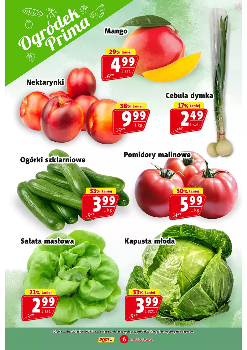 Gazetka promocyjna Prim Market - ważna 20.06 do 25.06.2025 - strona 6 - produkty: Cebula, Mango
