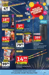 Gazetka promocyjna Auchan - Gazetka Sylwestrowe Okazje - Gazetka - ważna od 31.12 do 31.12.2025 - strona 3 - produkty: Wyrzutnia, Mikrofon, Rzymskie ognie, Strzałów, Akumulator, Fa