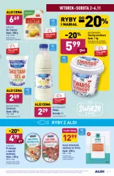 Gazetka promocyjna Aldi - Gazetka - ważna od 06.11 do 06.11.2021 - strona 8 - produkty: Ser, Salami, Twaróg, Mleczna Rzeka, Tera, Ser salami, Mleko