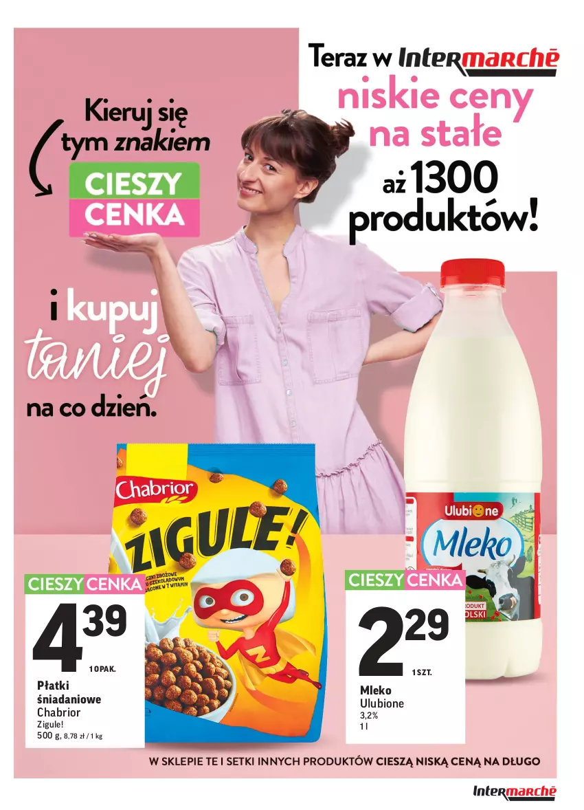 Gazetka promocyjna Intermarche - Gazetka promocyjna - ważna 31.08 do 06.09.2021 - strona 5 - produkty: Chabrior, Danio, Mleko