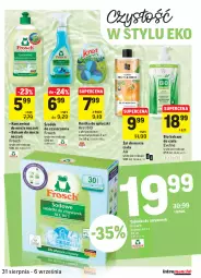 Gazetka promocyjna Intermarche - Gazetka promocyjna - Gazetka - ważna od 06.09 do 06.09.2021 - strona 33 - produkty: Frosch, Do mycia naczyń, Eveline, Balsam do mycia naczyń, Tablet, Balsam do ciała, Kret, Koncentrat do mycia naczyń