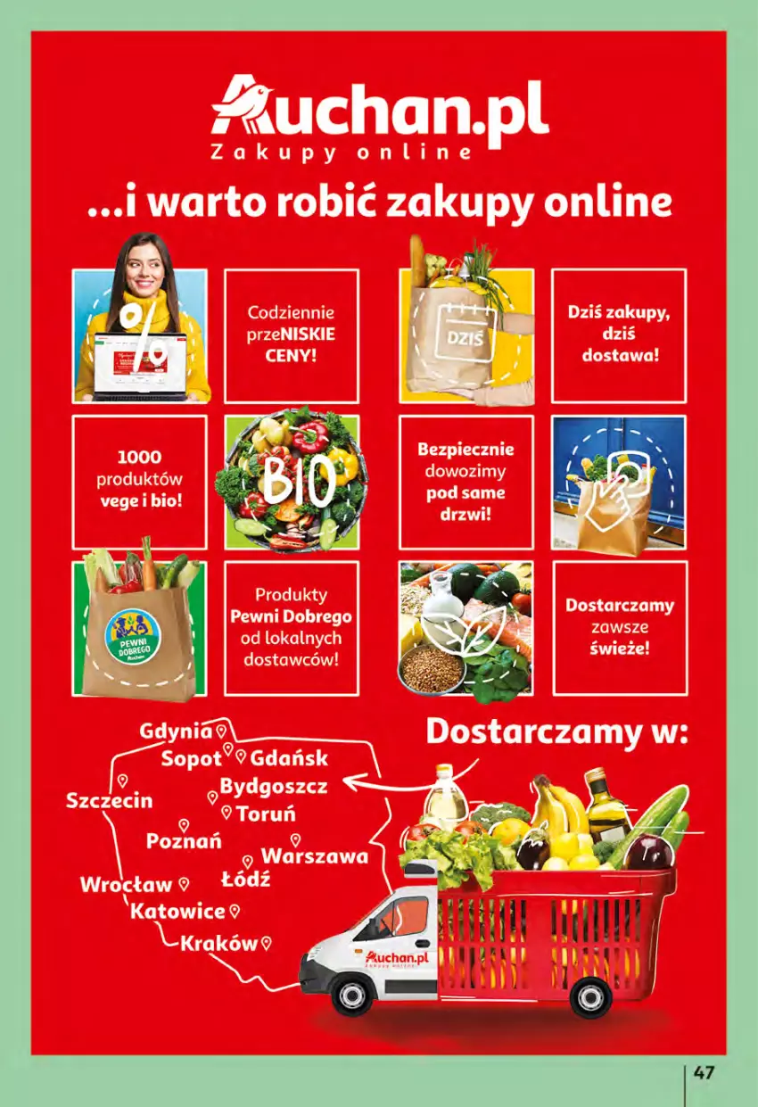 Gazetka promocyjna Auchan - Wiosenny ogród jest w cenie Hipermarkety - ważna 28.04 do 04.05.2022 - strona 47