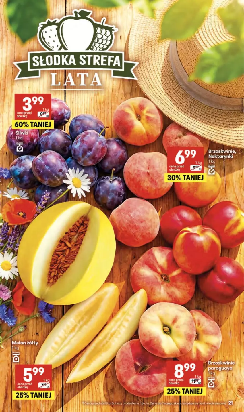 Gazetka promocyjna Delikatesy Centrum - Franczyza DC34 Czwartek - ważna 20.08 do 26.08.2026 - strona 21 - produkty: Brzoskwinie, Nektar