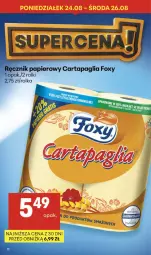Gazetka promocyjna Delikatesy Centrum - Franczyza DC34 Czwartek - Gazetka - ważna od 26.08 do 26.08.2026 - strona 11 - produkty: Papier, Ręcznik, Rolki, Foxy