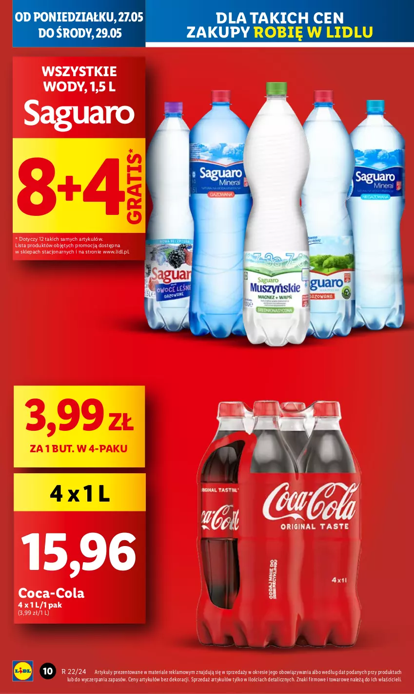 Gazetka promocyjna Lidl - GAZETKA - ważna 27.05 do 29.05.2024 - strona 10 - produkty: Coca-Cola, Gra