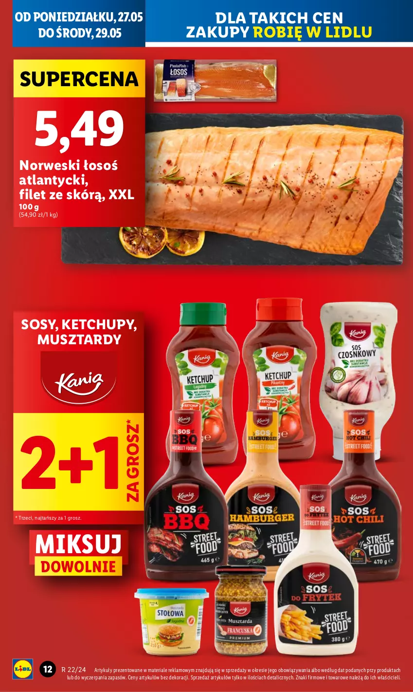 Gazetka promocyjna Lidl - GAZETKA - ważna 27.05 do 29.05.2024 - strona 12 - produkty: Ketchup, Mus, Sos