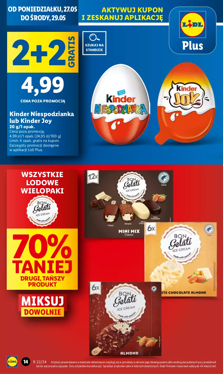 Gazetka promocyjna Lidl - GAZETKA - ważna 27.05 do 29.05.2024 - strona 14 - produkty: Gra, Kinder