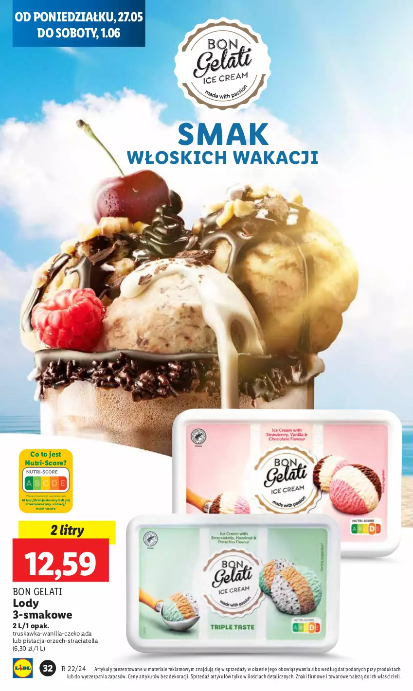 Gazetka promocyjna Lidl - GAZETKA - ważna 27.05 do 29.05.2024 - strona 36 - produkty: Czekolada, Lody, Wazon