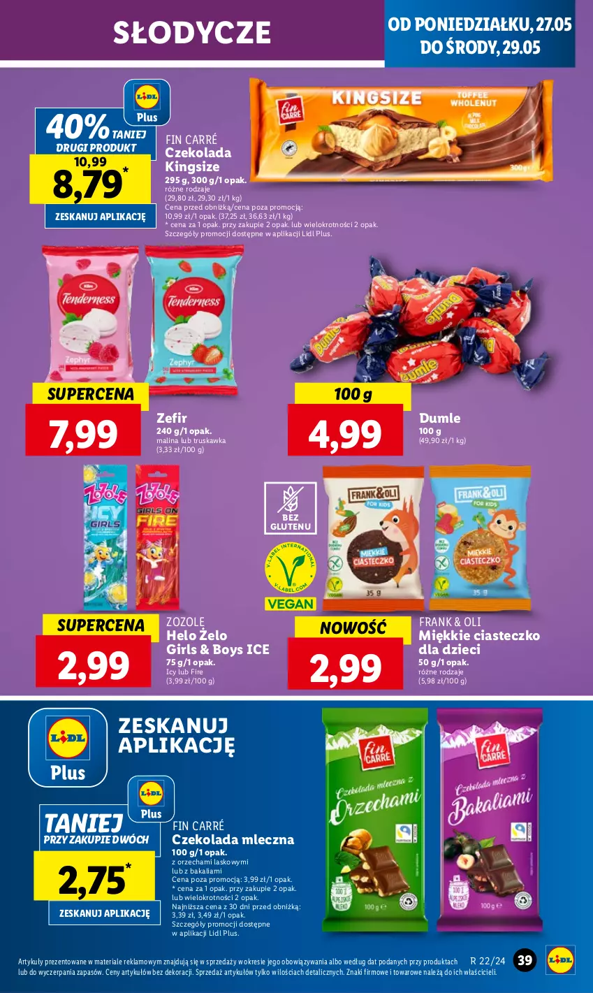 Gazetka promocyjna Lidl - GAZETKA - ważna 27.05 do 29.05.2024 - strona 43 - produkty: Czekolada, Czekolada mleczna, Dzieci