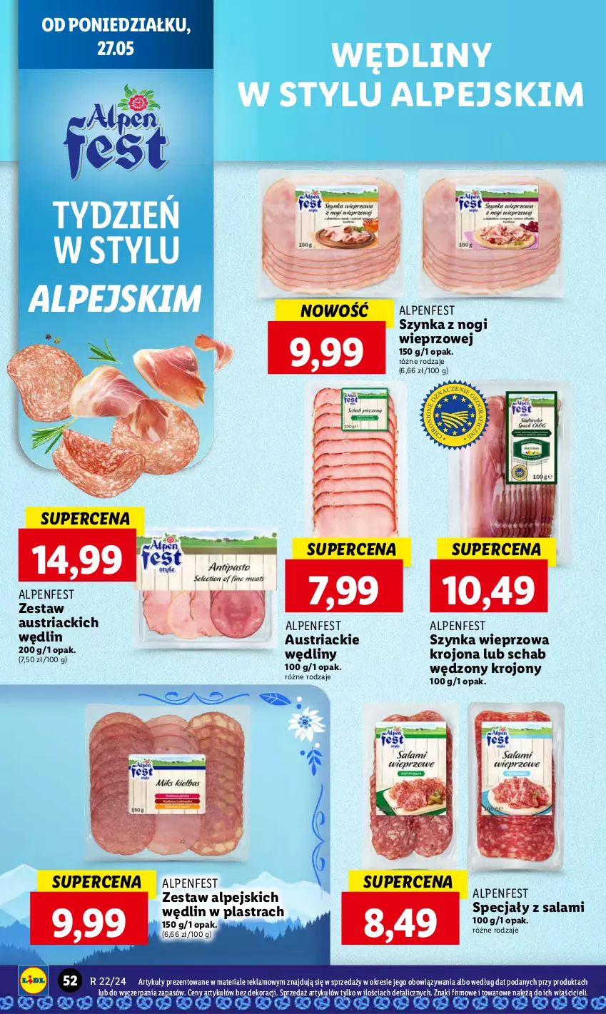 Gazetka promocyjna Lidl - GAZETKA - ważna 27.05 do 29.05.2024 - strona 58 - produkty: Salami, Szynka, Szynka wieprzowa