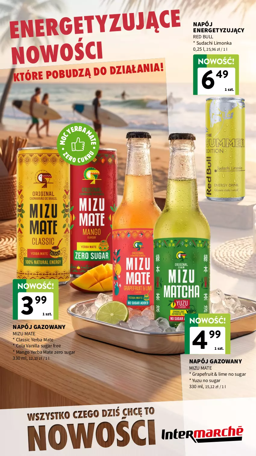 Gazetka promocyjna Intermarche - Gazetka Intermarche - ważna 16.07 do 29.07.2026 - strona 2 - produkty: Gra, Limonka, Mango, Napój, Napój gazowany, Red Bull