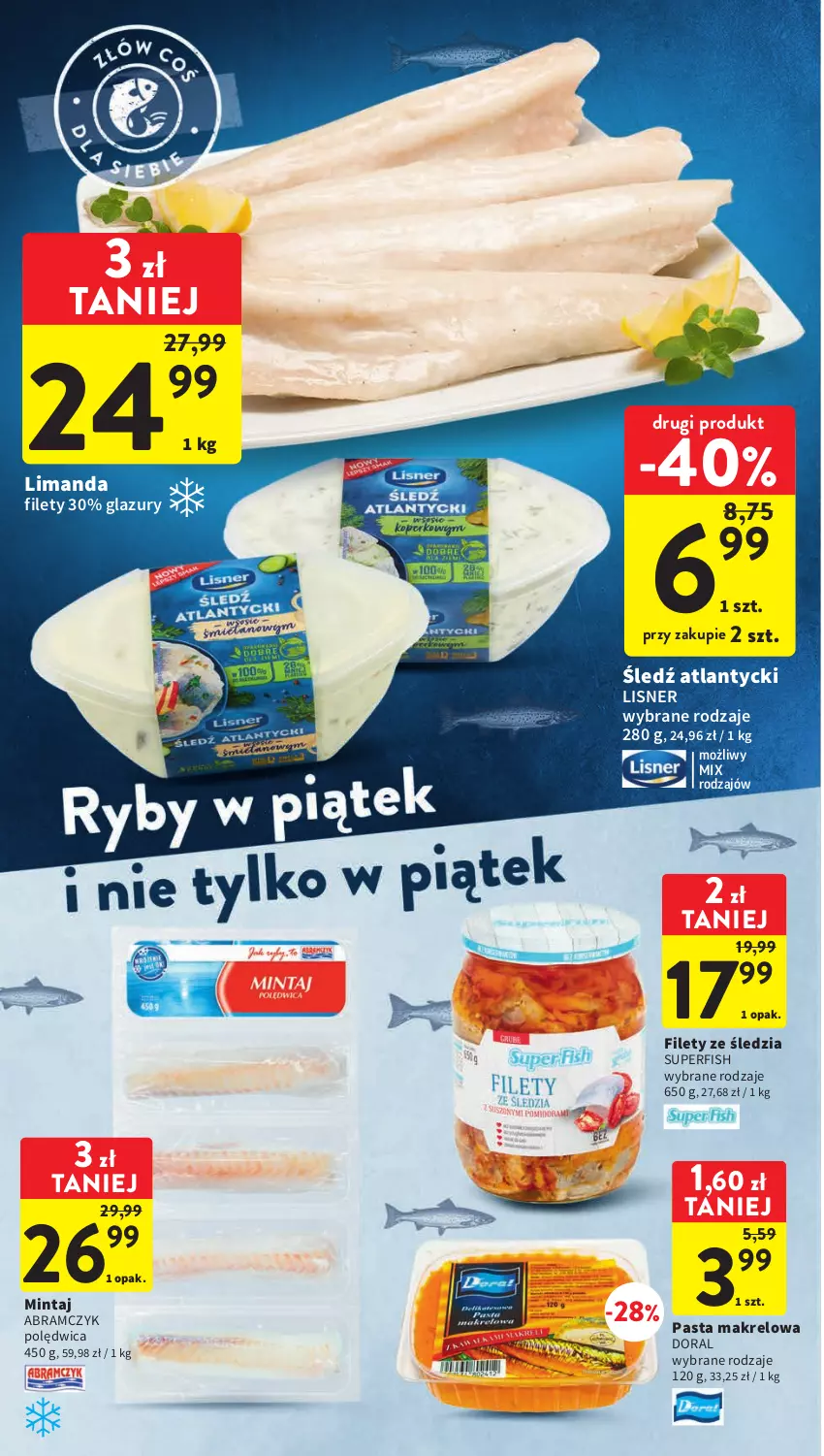 Gazetka promocyjna Intermarche - Gazetka Intermarche - ważna 12.04 do 19.04.2023 - strona 14 - produkty: Lazur, Lisner, Mintaj, Polędwica