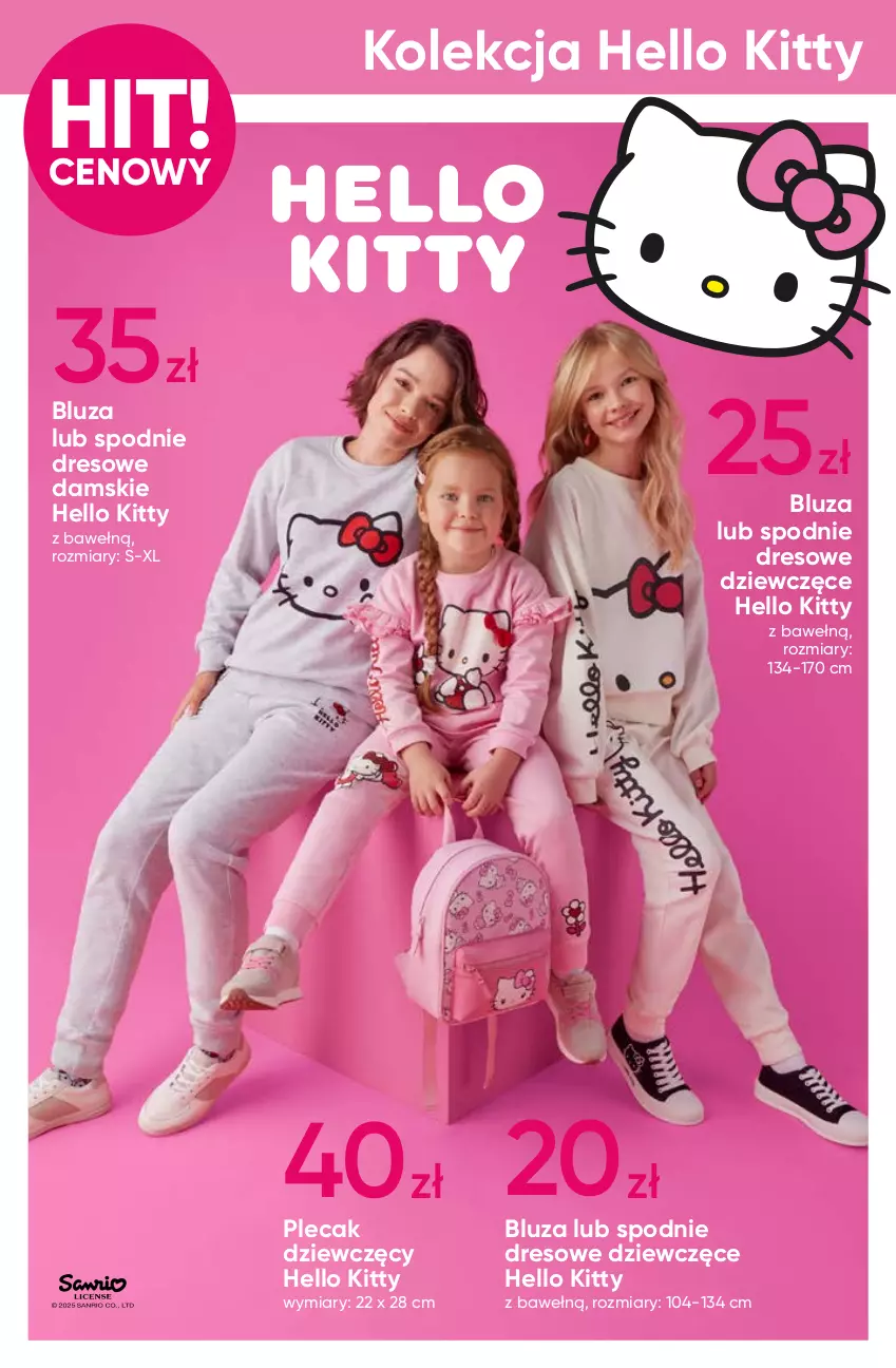 Gazetka promocyjna Pepco - Hello Kitty – Garfield - ważna 02.01 do 15.01.2025 - strona 2 - produkty: Bluza, Dres, Plecak, Spodnie, Spodnie dresowe