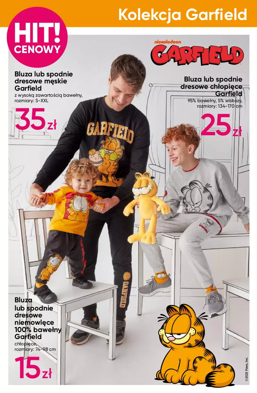 Gazetka promocyjna Pepco - Hello Kitty – Garfield - ważna 02.01 do 15.01.2025 - strona 4 - produkty: Bluza, Dres, Sok, Spodnie, Spodnie dresowe