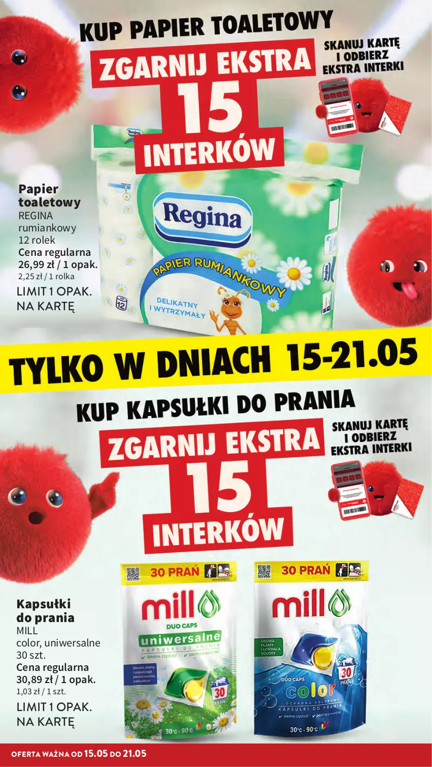 Gazetka promocyjna Intermarche - Gazetka Intermarche - ważna 15.05 do 21.05.2025 - strona 34 - produkty: Gin, Kapsułki do prania, Papier, Papier toaletowy, Rum
