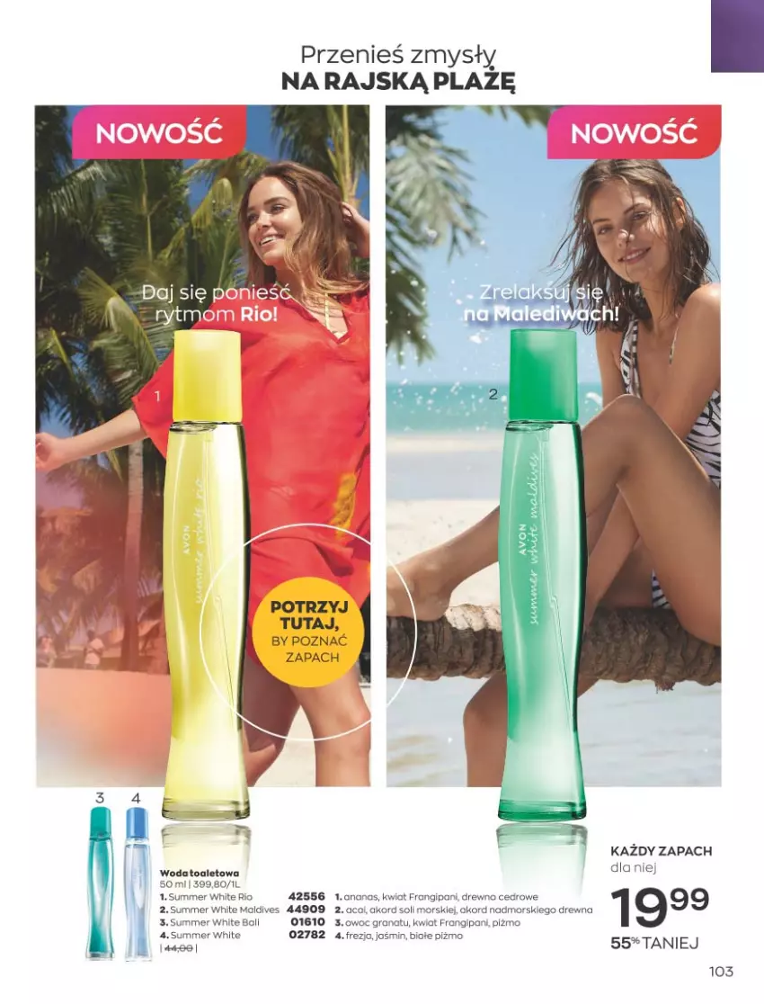 Gazetka promocyjna Avon - Katalog Avon 9/2021 kampania wrzesień - ważna 01.09 do 30.09.2021 - strona 103 - produkty: Ananas, Gra, Granat, Woda, Woda toaletowa