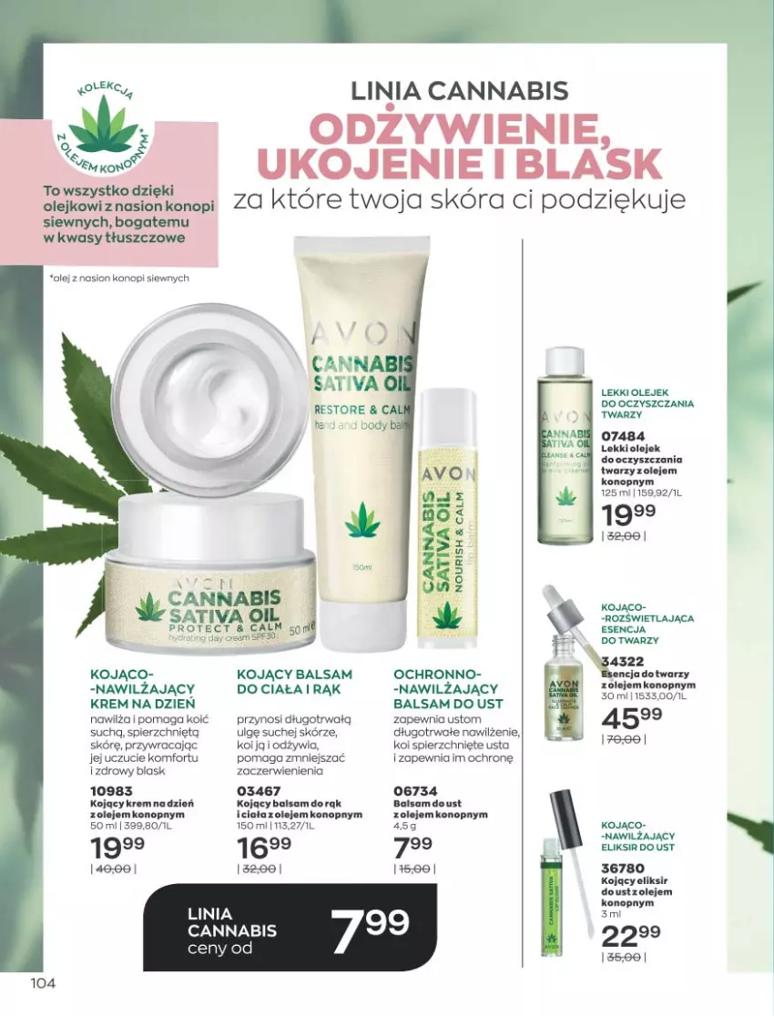 Gazetka promocyjna Avon - Katalog Avon 9/2021 kampania wrzesień - ważna 01.09 do 30.09.2021 - strona 104 - produkty: Balsam do ust, Fa, LG, Olej, Sati