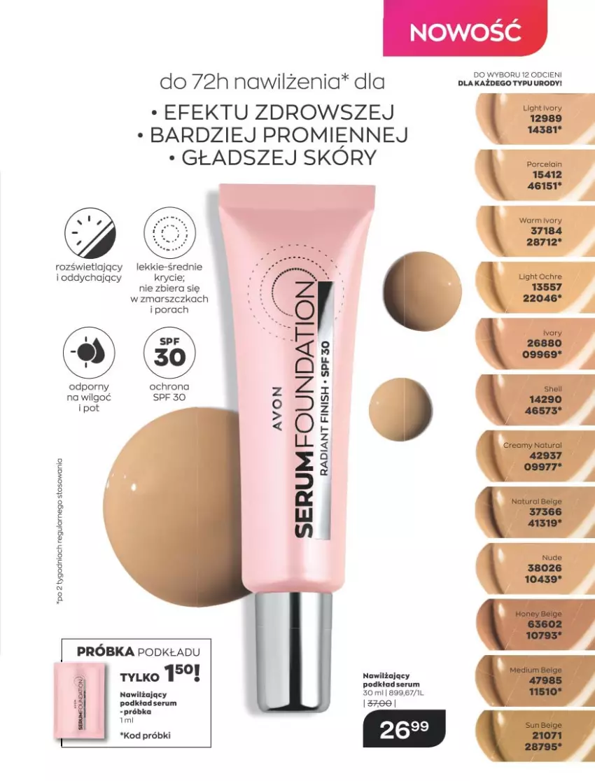 Gazetka promocyjna Avon - Katalog Avon 9/2021 kampania wrzesień - ważna 01.09 do 30.09.2021 - strona 11 - produkty: Finish, Gin, LG, Mars, Podkład, Por, Rum, Ser, Serum