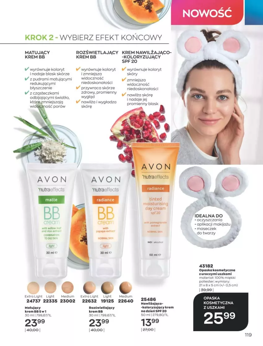 Gazetka promocyjna Avon - Katalog Avon 9/2021 kampania wrzesień - ważna 01.09 do 30.09.2021 - strona 115 - produkty: Krem bb, Makijaż, Opaska