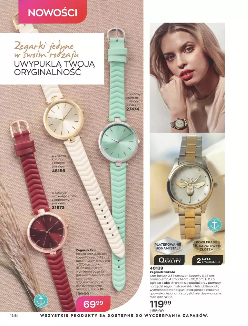 Gazetka promocyjna Avon - Katalog Avon 9/2021 kampania wrzesień - ważna 01.09 do 30.09.2021 - strona 152 - produkty: Cynk, Gin, Zegar