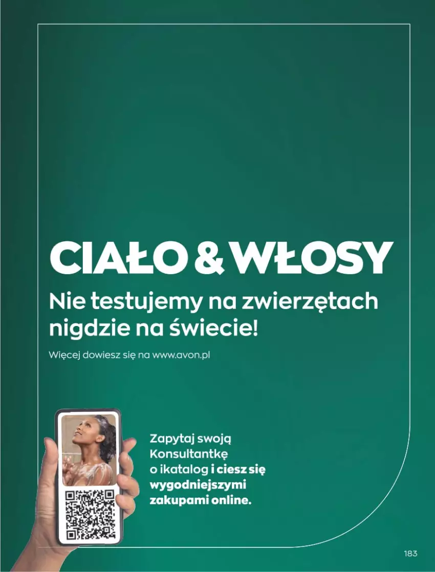 Gazetka promocyjna Avon - Katalog Avon 9/2021 kampania wrzesień - ważna 01.09 do 30.09.2021 - strona 179 - produkty: Zwierzęta