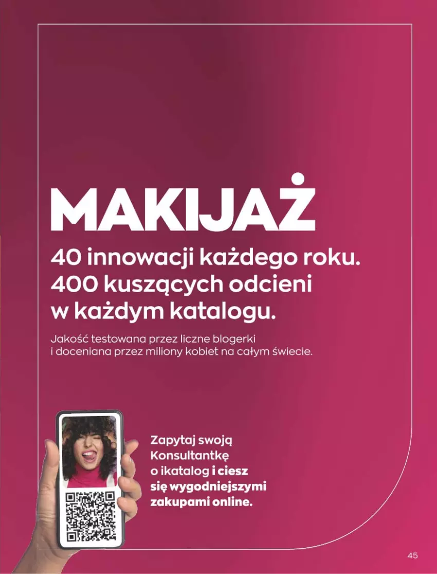 Gazetka promocyjna Avon - Katalog Avon 9/2021 kampania wrzesień - ważna 01.09 do 30.09.2021 - strona 45 - produkty: Lion, Makijaż