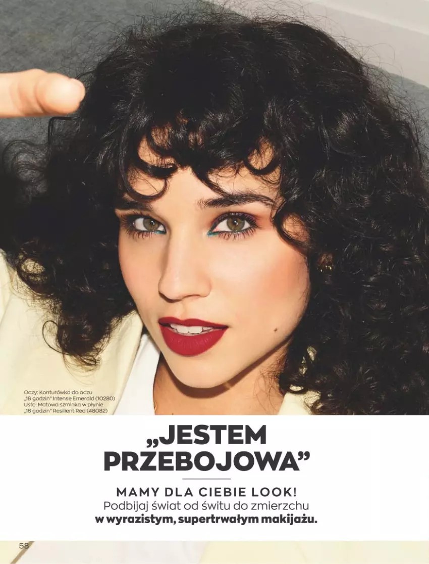 Gazetka promocyjna Avon - Katalog Avon 9/2021 kampania wrzesień - ważna 01.09 do 30.09.2021 - strona 58 - produkty: Inka, Konturówka do oczu, Makijaż, Szminka