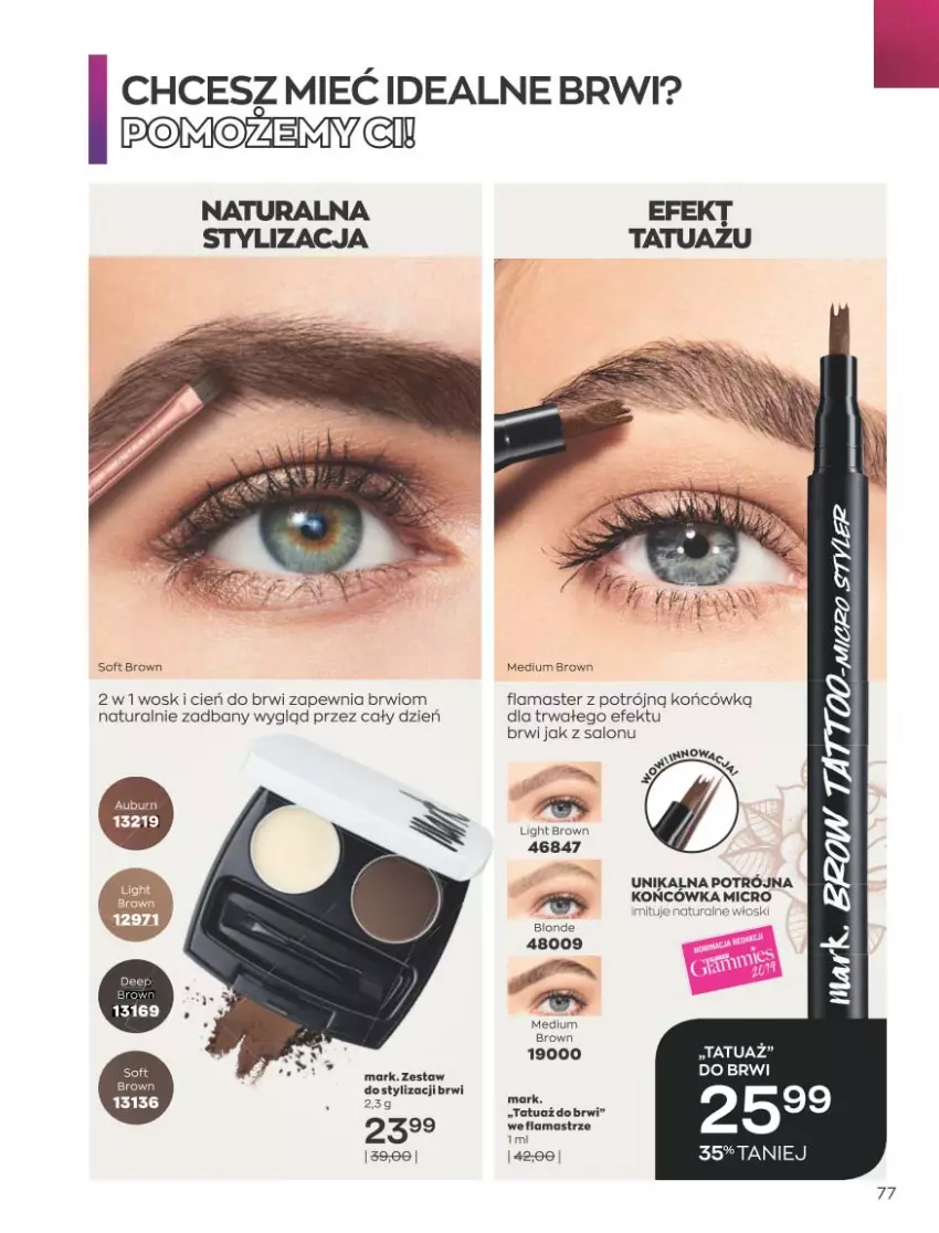 Gazetka promocyjna Avon - Katalog Avon 9/2021 kampania wrzesień - ważna 01.09 do 30.09.2021 - strona 77 - produkty: Cień