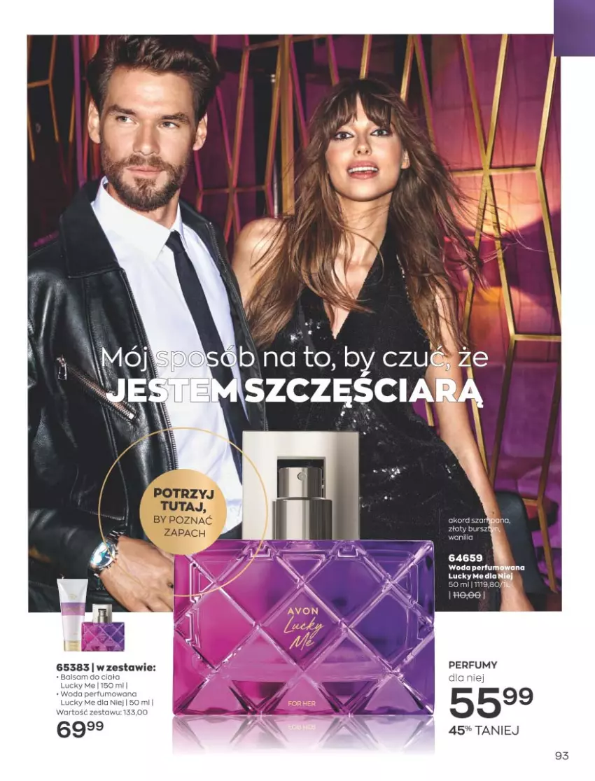 Gazetka promocyjna Avon - Katalog Avon 9/2021 kampania wrzesień - ważna 01.09 do 30.09.2021 - strona 93 - produkty: Balsam do ciała, Gala, Perfum, Woda, Woda perfumowana