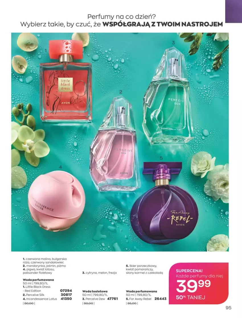 Gazetka promocyjna Avon - Katalog Avon 9/2021 kampania wrzesień - ważna 01.09 do 30.09.2021 - strona 95 - produkty: Dres, Gra, Likier, Melon, Perfum, Por, Woda, Woda perfumowana