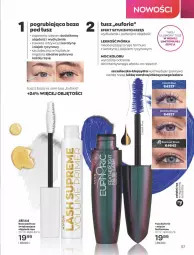 Gazetka promocyjna Avon - Katalog Avon 9/2021 kampania wrzesień - Gazetka - ważna od 30.09 do 30.09.2021 - strona 57 - produkty: Baza pod tusz, Pur, Tusz, Olej, Orka, Pokrywa, Szczoteczka, Fa