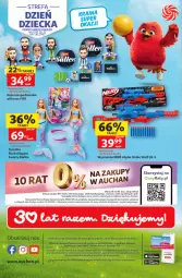Gazetka promocyjna Auchan - Gazetka 30 Lat Hipermarket Auchan - Gazetka - ważna od 27.05 do 27.05.2026 - strona 57 - produkty: Top, Gra, Wyrzutnia, Kosz, Tera, Barbie, Rower, Nerf, Fa