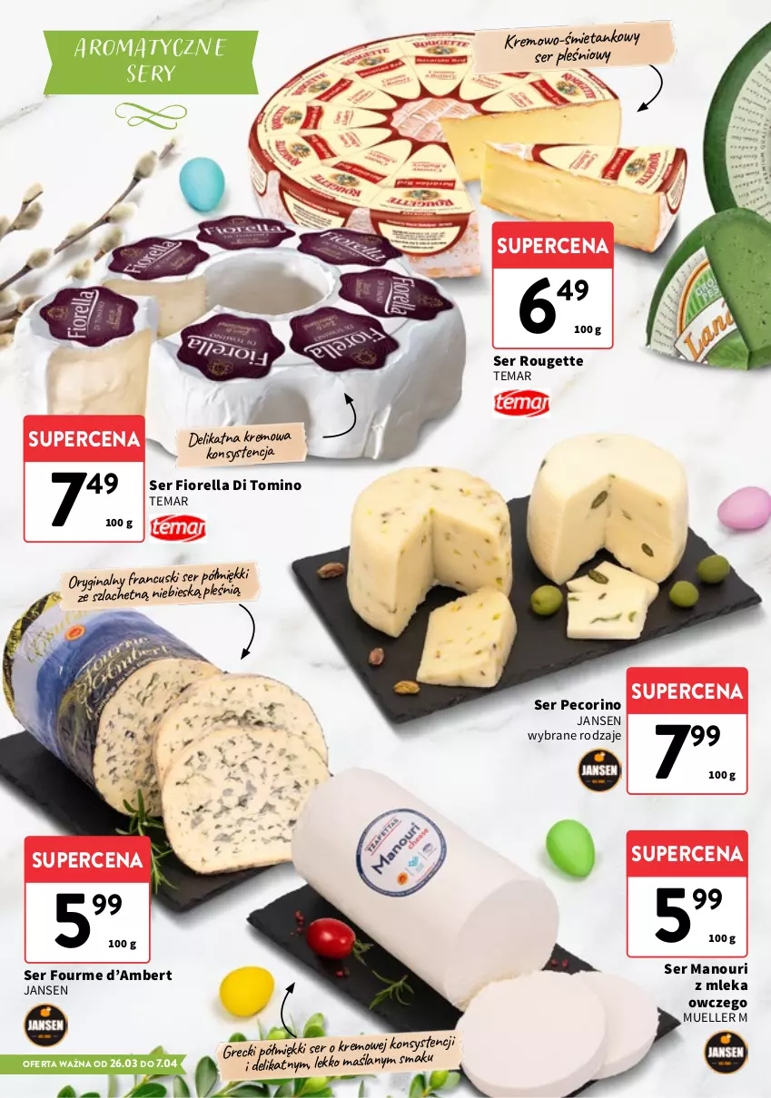 Gazetka promocyjna Intermarche - Gazetka Intermarche - ważna 26.03 do 07.04.2026 - strona 4 - produkty: Gin, Pecorino, Ser, Ser pleśniowy