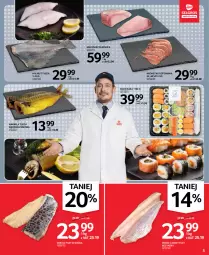 Gazetka promocyjna Selgros - Oferta spożywcza - Gazetka - ważna od 26.05 do 26.05.2021 - strona 5 - produkty: Polędwica, Halibut, Tusz, Sushi, Miecznik, Dorsz, Miecz