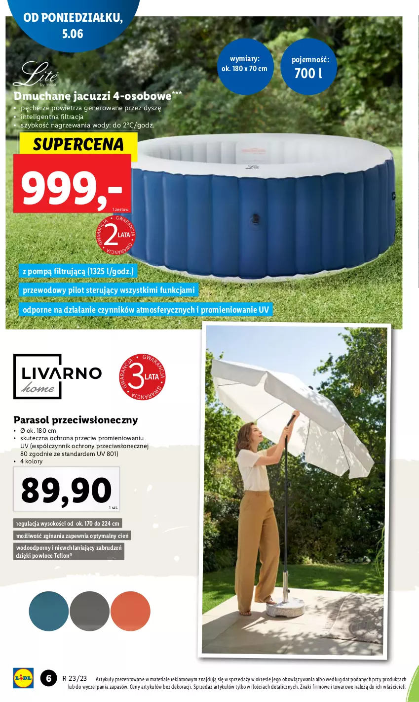 Gazetka promocyjna Lidl - GAZETKA - ważna 05.06 do 10.06.2023 - strona 8 - produkty: Cień, Gin, Intel, Parasol, Por, Sok