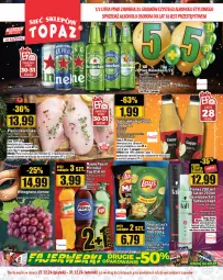 Gazetka promocyjna Topaz - Gazetka - Gazetka - ważna od 31.12 do 31.12.2024 - strona 1 - produkty: Piwa, Piwo, Kurczak, Top, Sok, Gra, 7up, Mirinda, Heineken, Pepsi, Cappy, Wino, Waga, Napój, Lakier, Fa