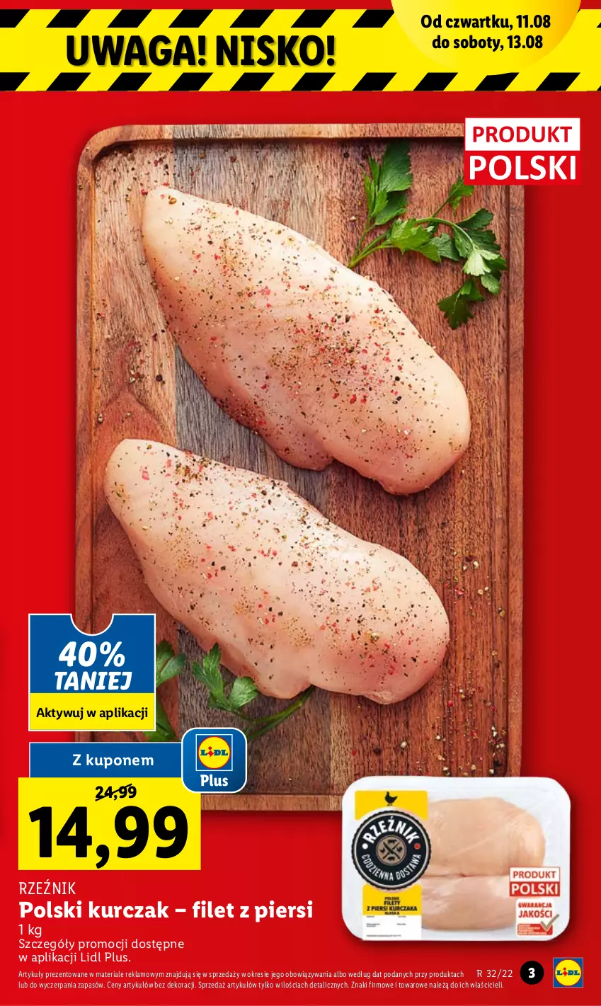 Gazetka promocyjna Lidl - GAZETKA - ważna 11.08 do 13.08.2022 - strona 3 - produkty: Kurczak, Waga