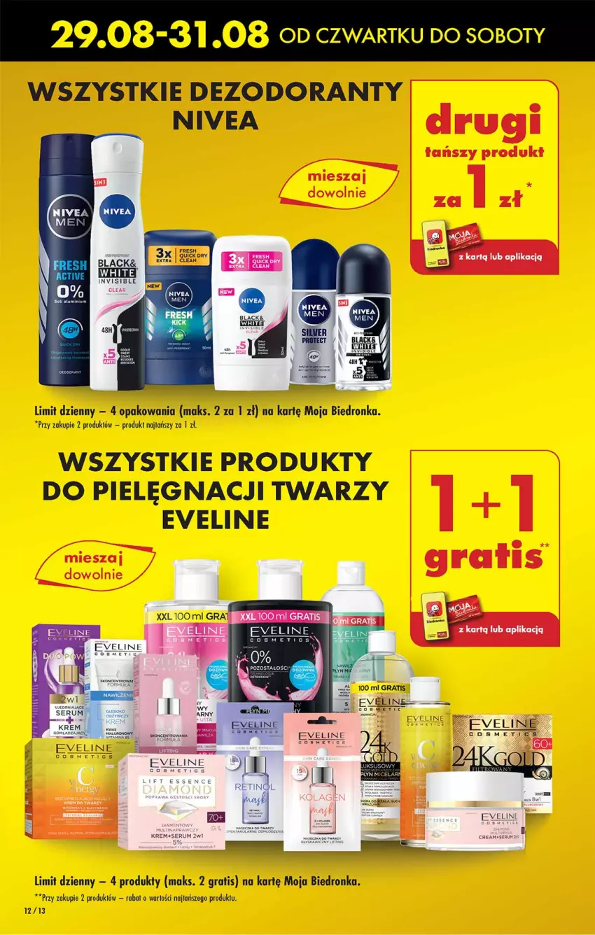 Gazetka promocyjna Biedronka - Od czwartku - ważna 29.08 do 04.09.2024 - strona 12 - produkty: Dezodorant, Dron, Eveline, Gra, Nivea