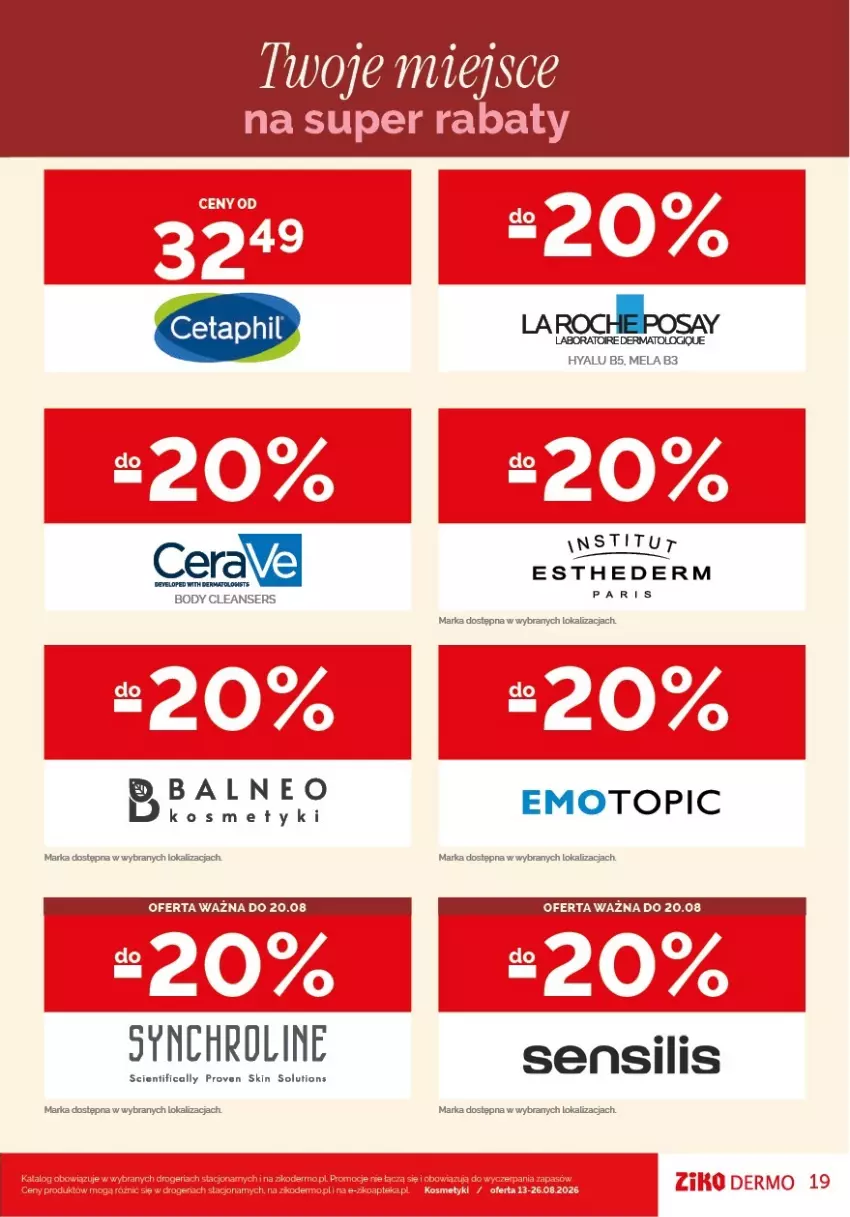 Gazetka promocyjna Ziko - Gazetka Ziko Dermo - ważna 13.08 do 26.08.2026 - strona 19 - produkty: Body, Fa, Ser, Top