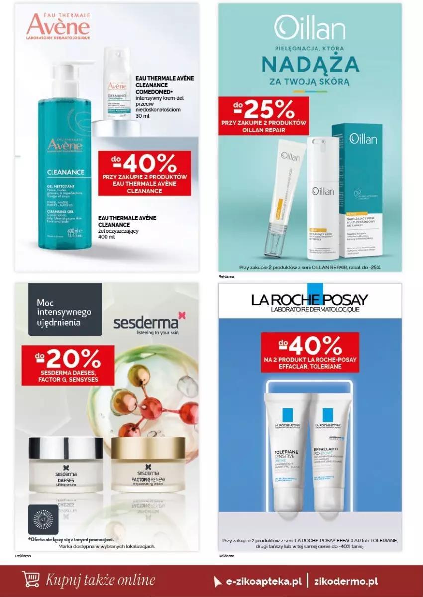 Gazetka promocyjna Ziko - Gazetka Ziko Dermo - ważna 13.08 do 26.08.2026 - strona 6 - produkty: AEG, Apteka, Fa, Gin, Oillan, Ser, Sesderma