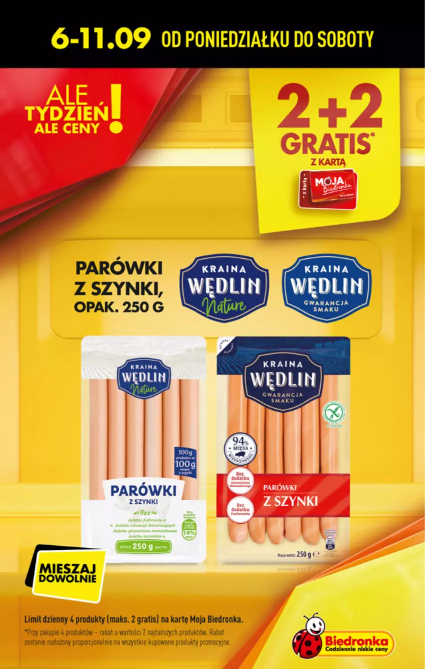 Gazetka promocyjna Biedronka - W tym tygodniu - ważna 06.09 do 11.09.2021 - strona 3 - produkty: Dron, Parówki, Parówki z szynki, Por